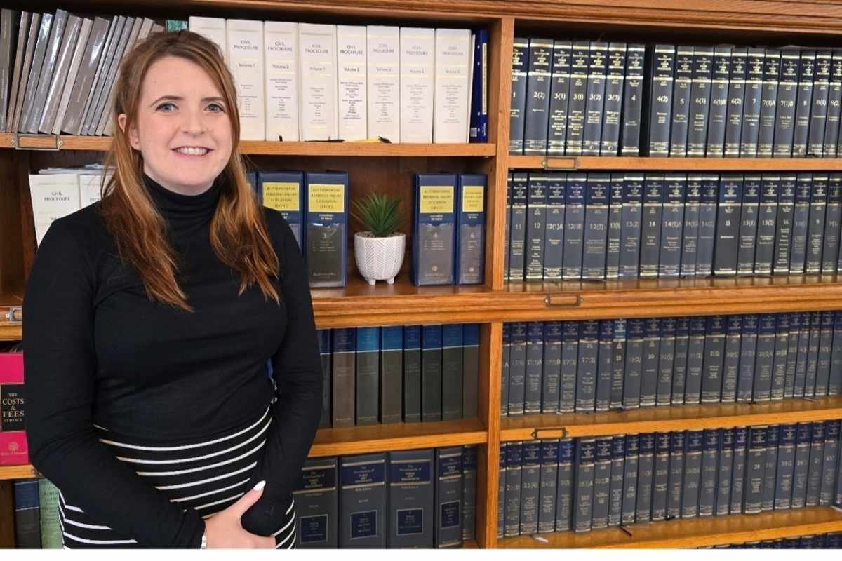 Danielle Davenport: ein haelod newydd o’r tîm Teulu yn Harding Evans.